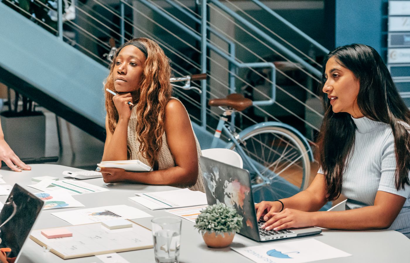 Marketing teams at work
